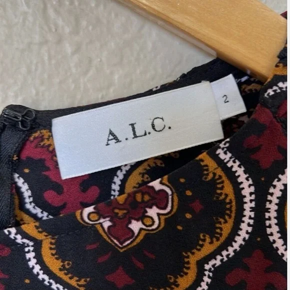 A.L.C Alexa A-Line Silk Mini Dress - Kaleidoscope - Size 2 - NWoT! - Picture 5 of 10